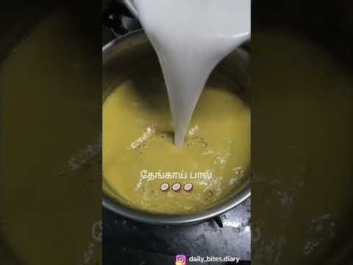 Hot paruthi paal, Madurai cotton seed milk, served in a steel tumbler
